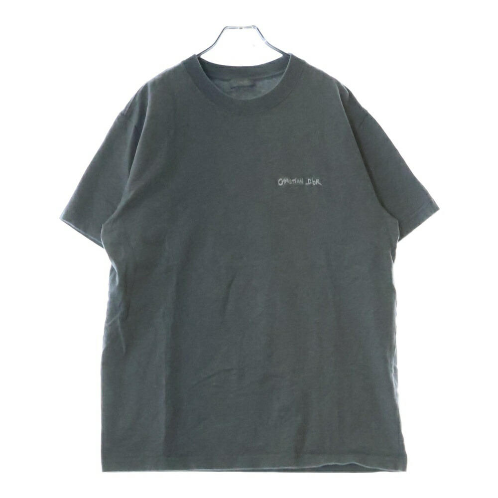 Dior ストーンロゴ 長袖Tシャツ ビジュー 1725g090003-1.jpg