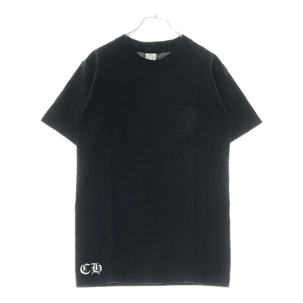 CHROME HEARTS◆バーティカルロゴ Tシャツ ブラック 半袖 CHROME HEARTS◇バーティカルロゴ Tシャツ ブラック 半袖