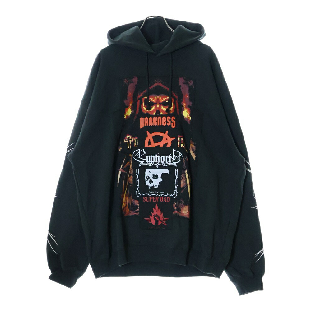 vetements×rammstein ラムシュタインパーカー VETEMENTS ヴェトモン 17AW RAMMSTEIN Hoodie ラムシュタイン