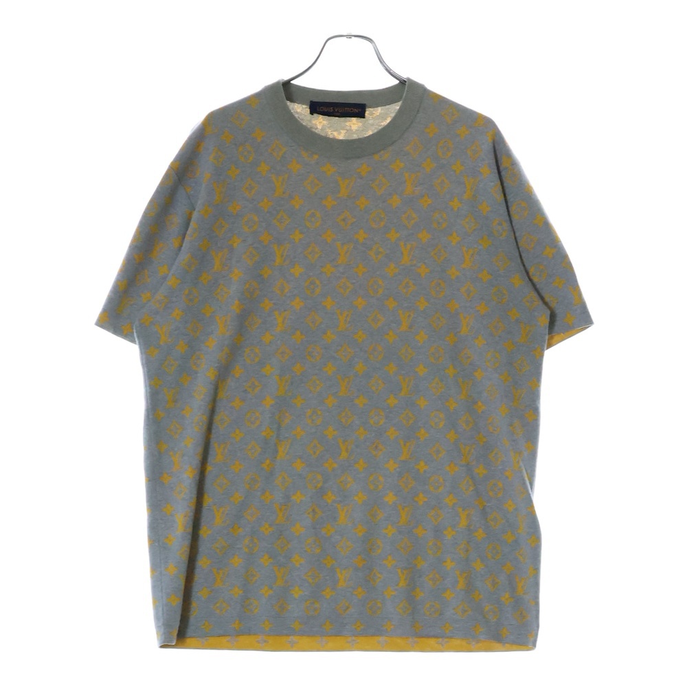 ルイヴィトン 半袖シャツ ミックスドストライプニットトップ RW232W 167 FPKS01 Sサイズ ボーダー ブラック ホワイト LOUIS VUITTON LOUIS VUITTON - LOUIS VUITTON ルイヴィトン 23AW ミックスド