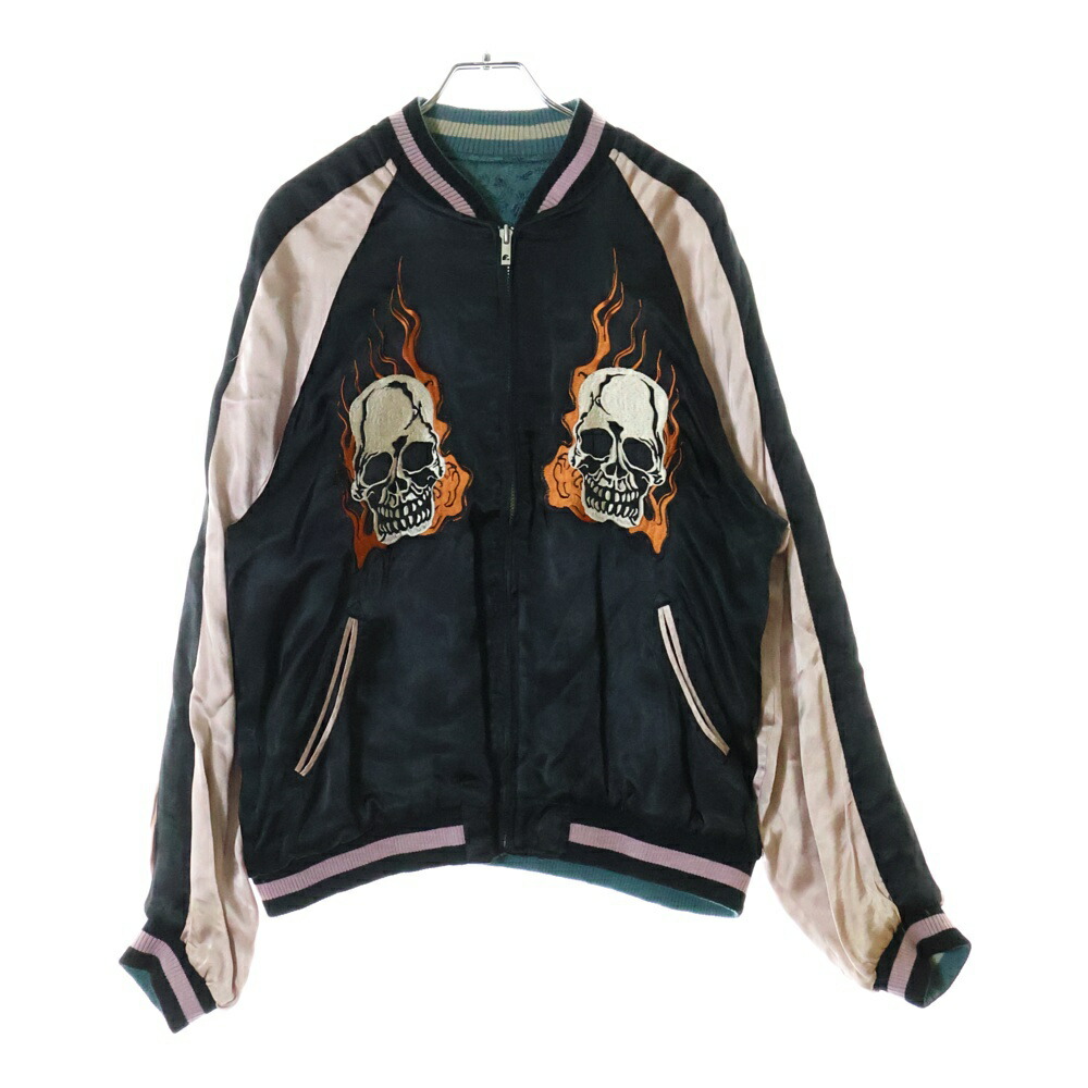 スカジャン　ビンテージ　ミツワジッパー 🔥 【Special Item】 Vintage Sukajan Souvenir Jacket