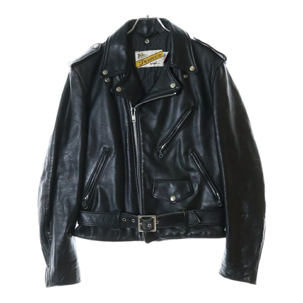Schott ヴィンテージ加工 レザー クラシック レーサー ジャケット 楽天市場】SCHOTT(ショット) サイズ:M ヴィンテージ加工