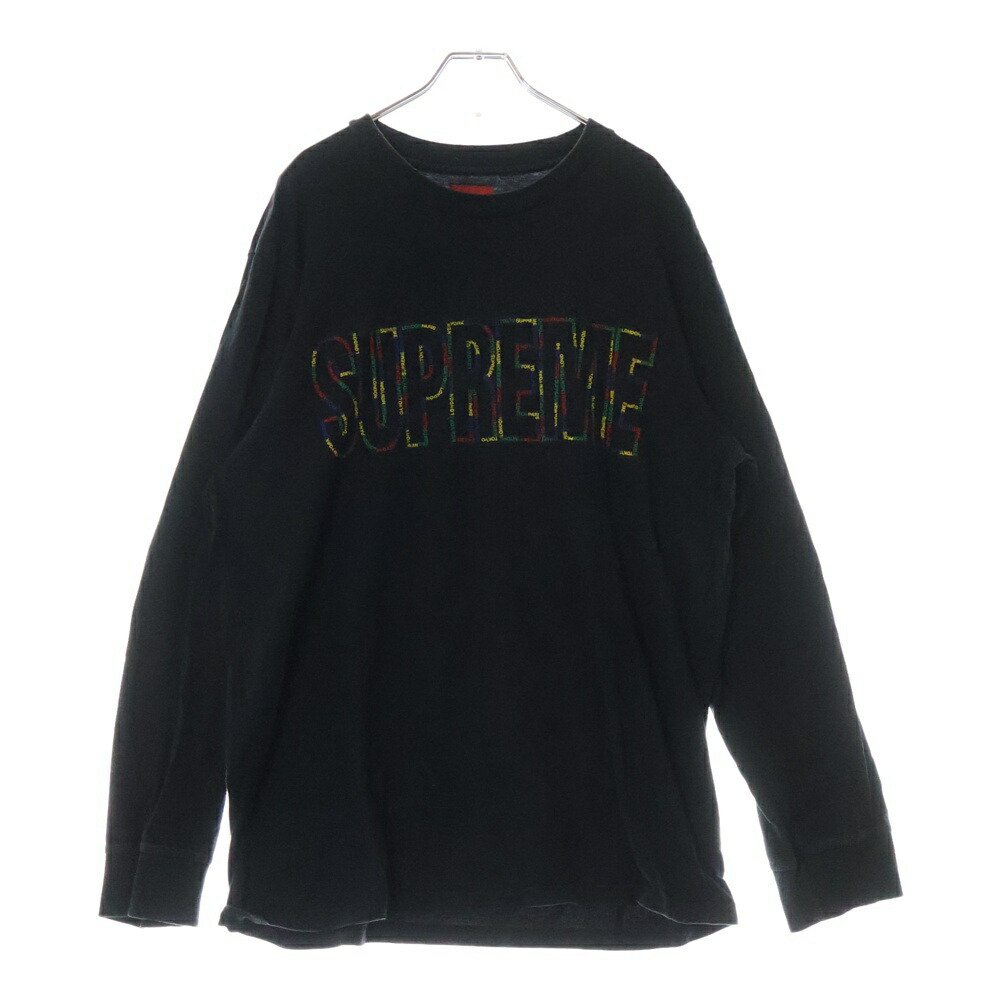 Supreme ロングTシャツ　ブラック supreme ロングTシャツ ブラック