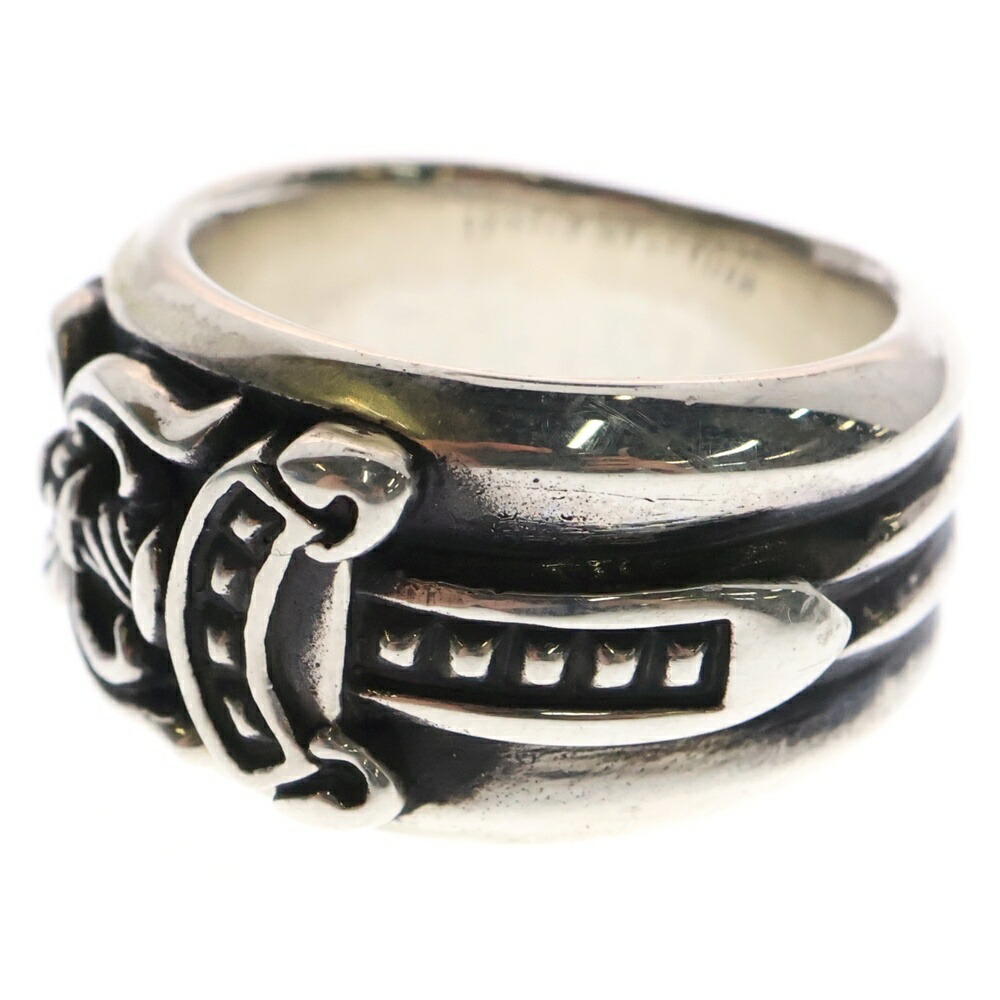クロムハーツリングNTFLシルバーus7.5 クロムハーツ N.T.F.L 3mm シルバー リング / CHROME HEARTS