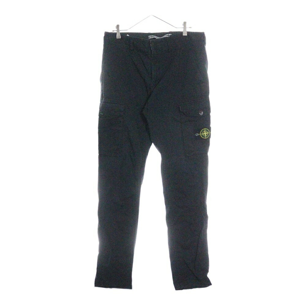ストーンアイランド　カーゴパンツ　ブラック　W30 STONE ISLAND(ストーンアイランド) カーゴパンツ ブラック
