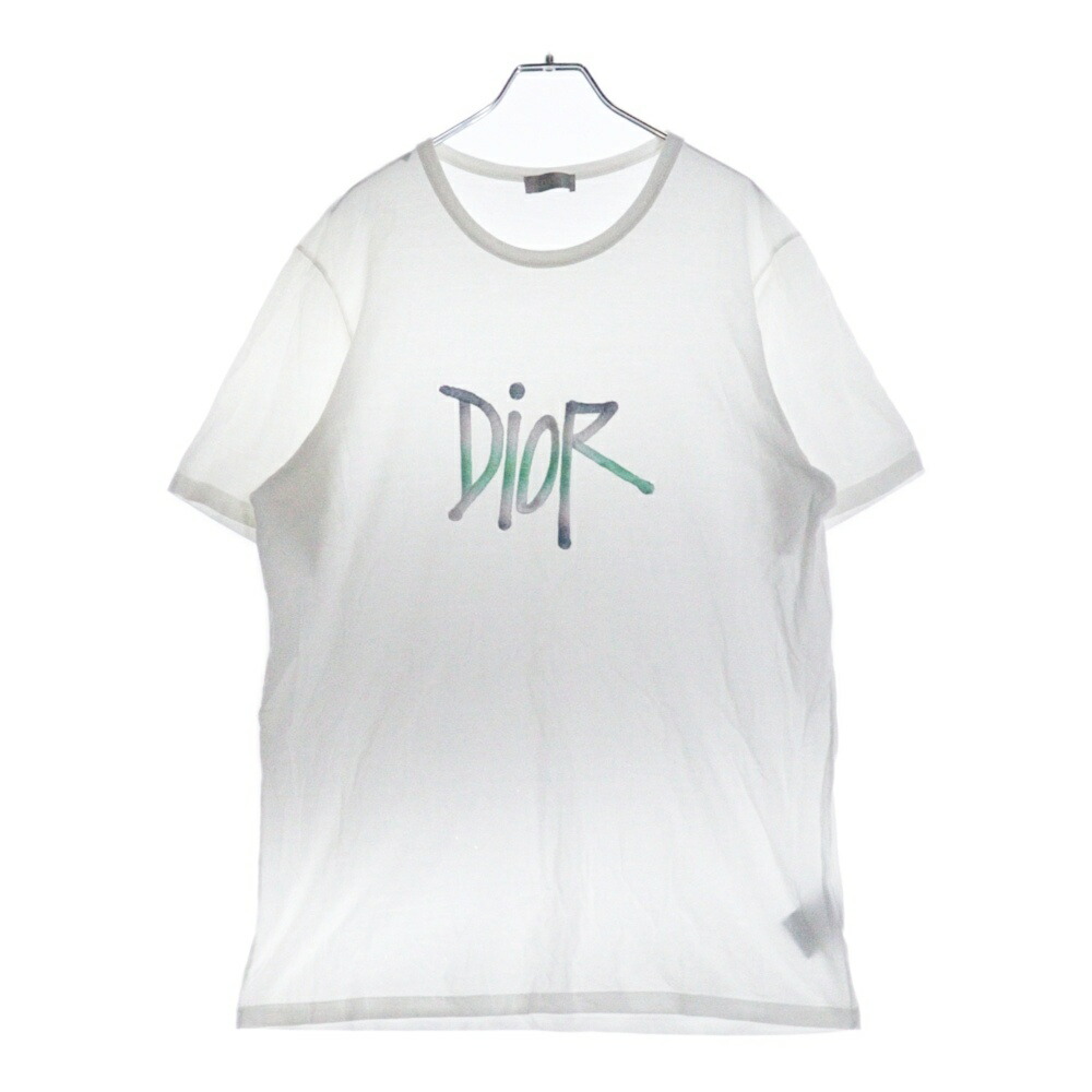 楽天市場】Dior×Shawn Stussy 2020SS Front Logo Tee 033J625E0554