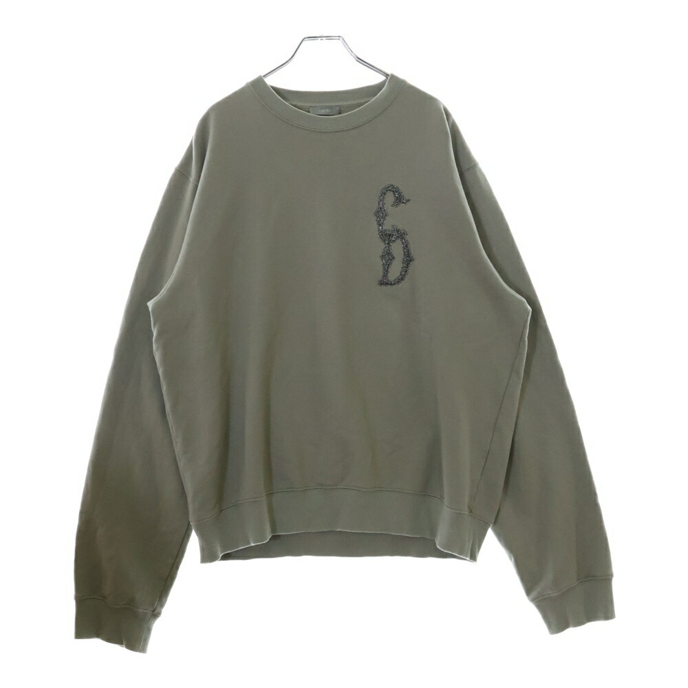 クリスチャン ディオール グレー プルオーバー スウェットシャツ クリスチャン ディオール グレー プルオーバー スウェットシャツ