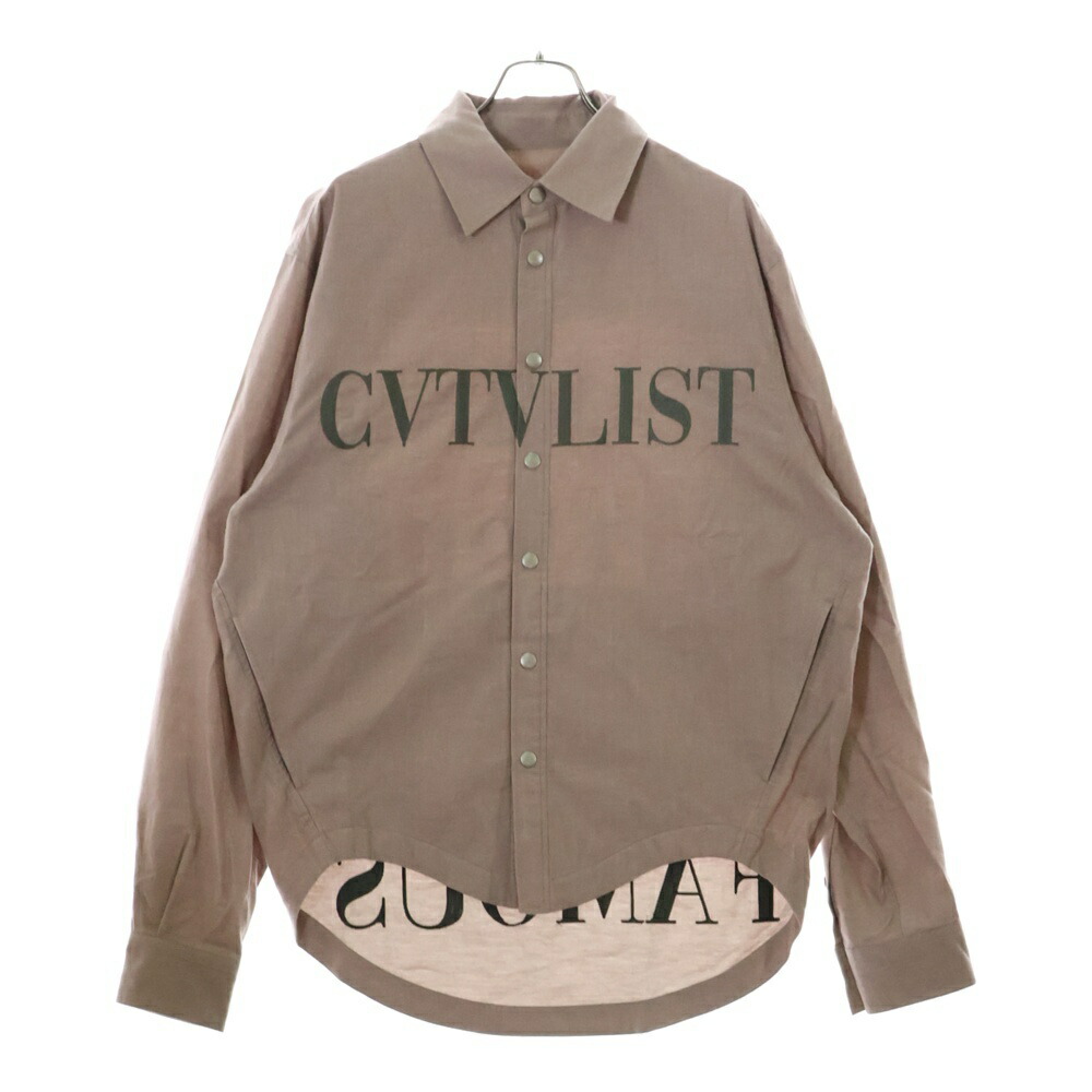 cvtvlistカタリスト　バスケットシャツsize1 CVTVLIST』カタリスト (2) ラッパープリント 半袖BIG Tシャツ