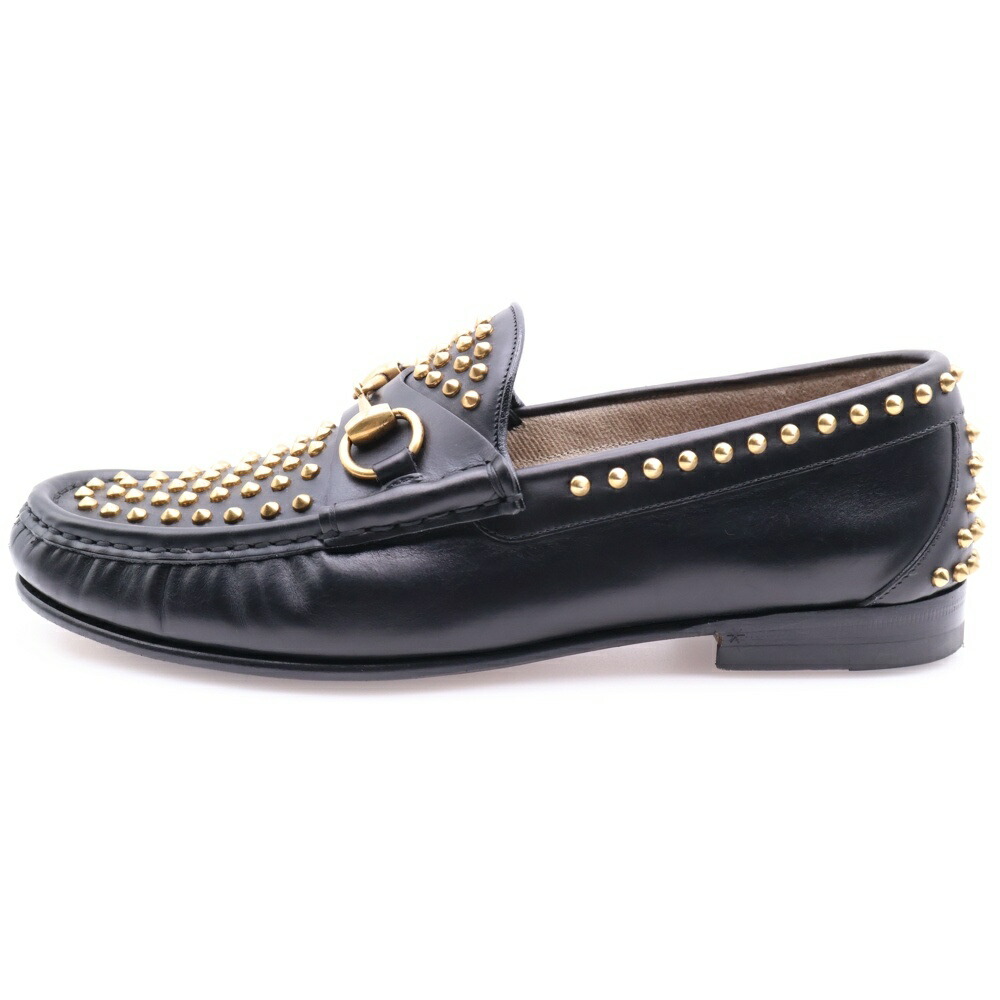 美品✨️GUCCI グッチ コインローファー 黒 23.5 イタリア製 ロゴ刻印 楽天市場】グッチ GUCCI ローファー 革靴 靴 シューズ レザー