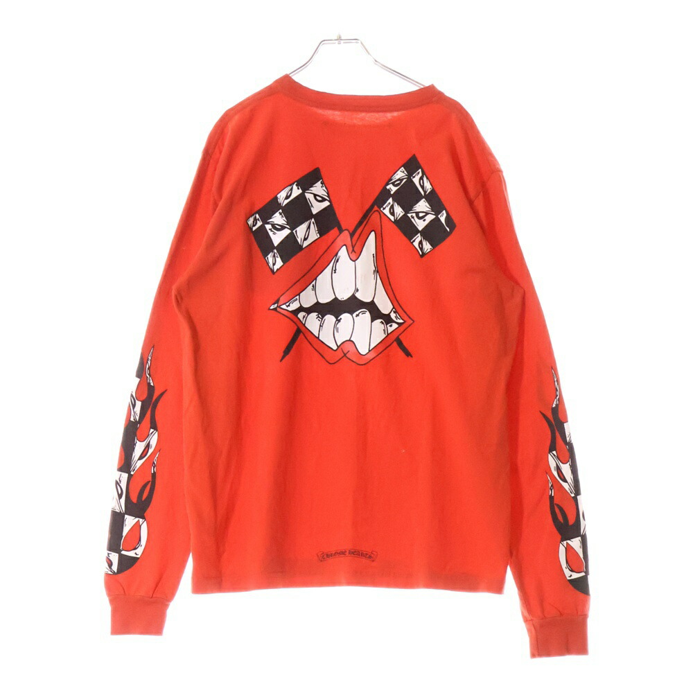 M クロムハーツmatty boy ロンT 長袖　Tシャツ　ケチャップ クロムハーツ MATTY BOY LONG SLEEVE TEE マッティボーイ ロンT