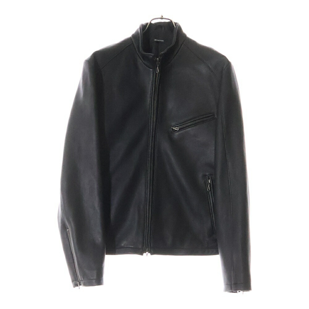 Groovin High 黒レザーシングルライダースジャケット Groovin High 黒レザーシングルライダースジャケット