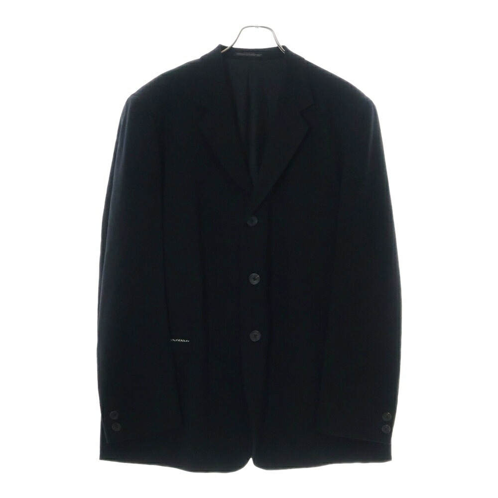 【最安値】ヨウジヤマモトプールオム24awノーカラージャケット ノーカラージャケット｜商品検索｜THE SHOP YOHJI YAMAMOTO
