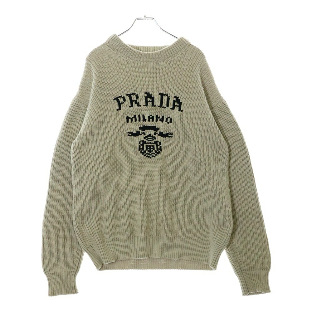 楽天市場】PRADA(プラダ) サイズ:46 ウールニット モックネック