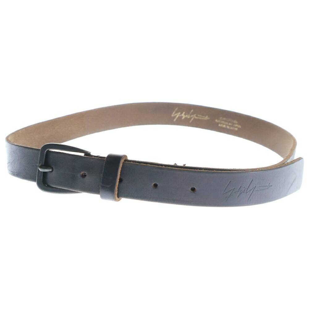 Y's Yohji Yamamoto ブラウンレザー ダブルピンバックル ベルト BELTS – THE SHOP YOHJI YAMAMOTO