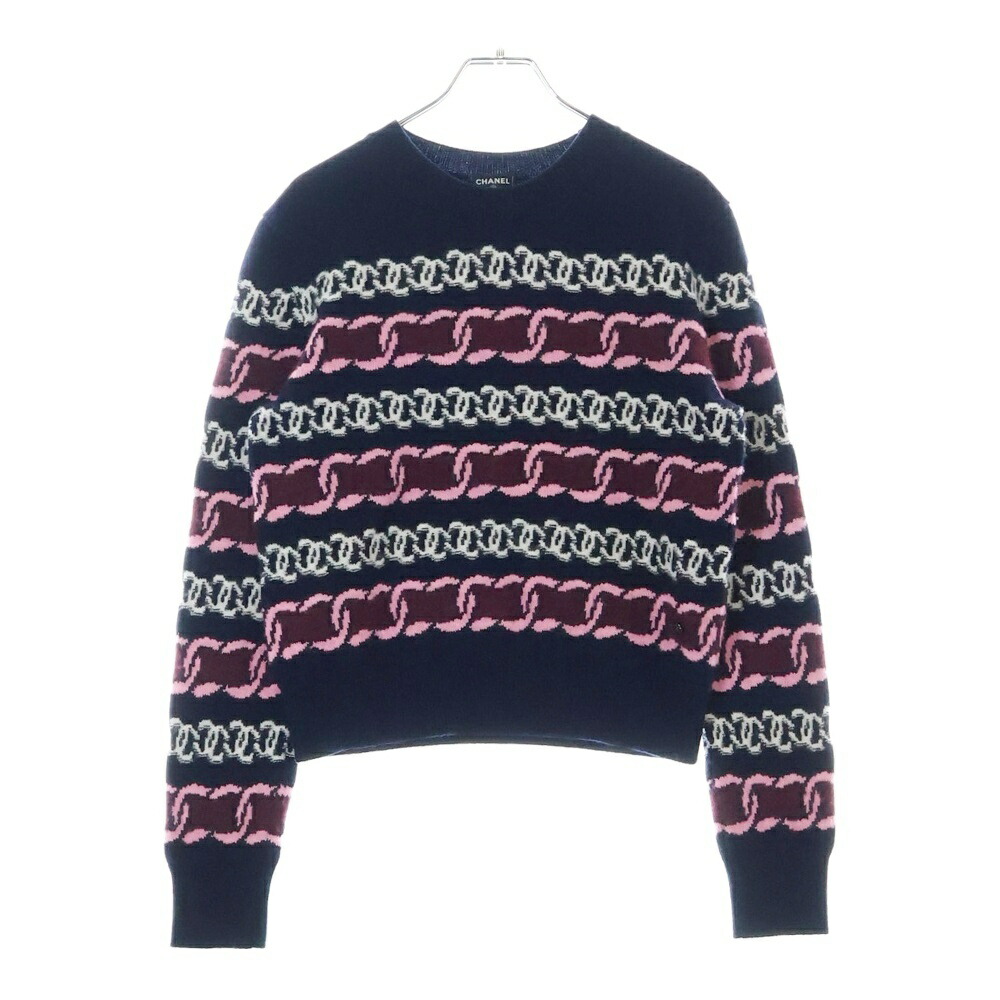 シャネル　CHANEL バーガンディ ニットセーター サイズ36 美品 シャネル ニット セーター レッド/パール – co&co