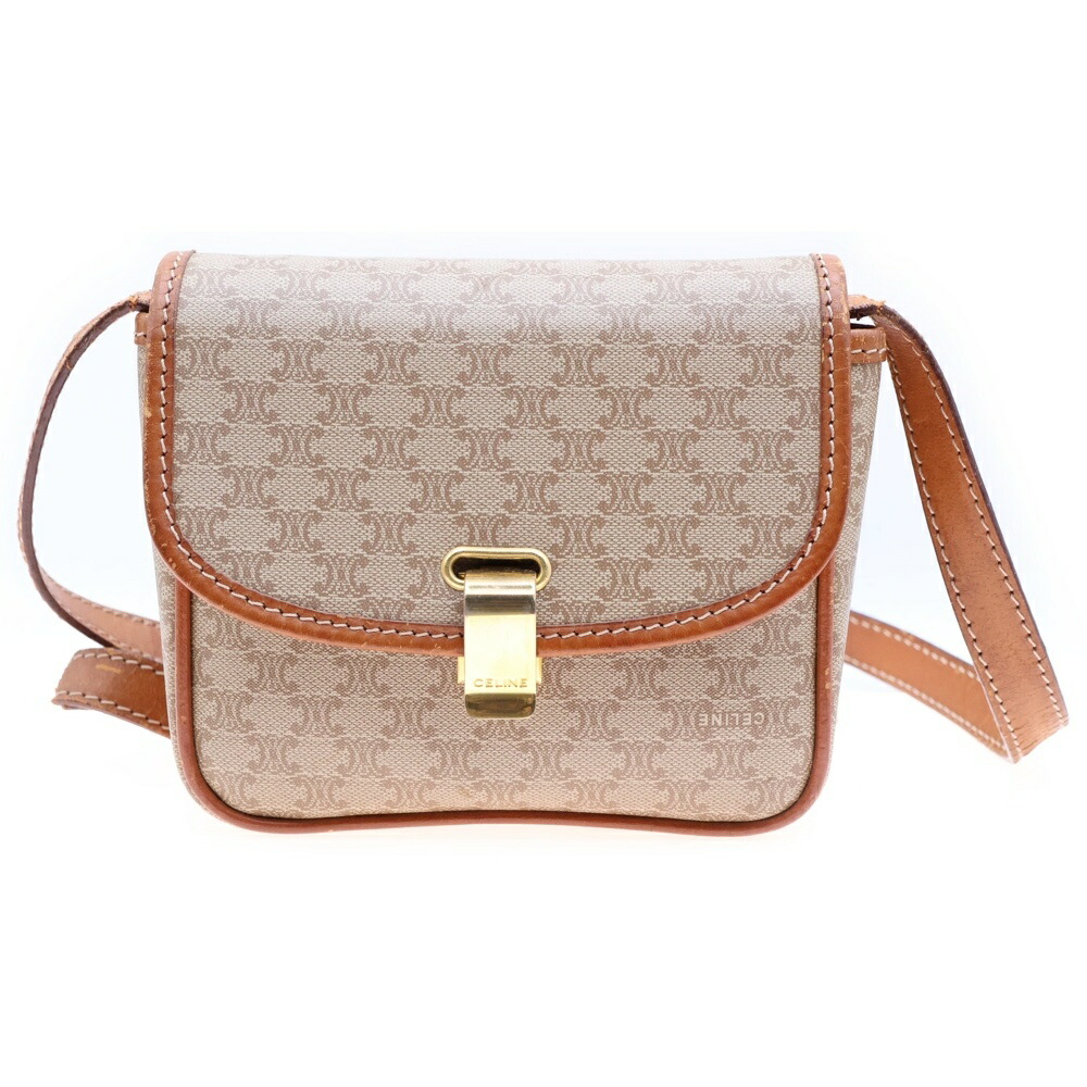 セリーヌ ホースビット ベルト ダークブラウン ゴールド 金具 CELINE セリーヌ ホースビット レザーベルト サイズ：83cm 人気