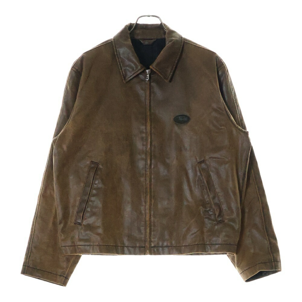 【美品 XL】ステューシー 刺繍ロゴ ブラッシュド モールスキン ジャケット. 楽天市場】STUSSY(ステューシー) サイズ:XL 22AW ×LUCIEN SMITH