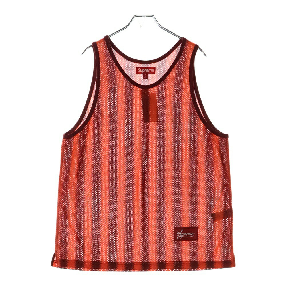 Supreme メッシュタンクトップ Lサイズ 33 楽天市場】M【Supreme 18ss Mesh Stripe Tank Top White