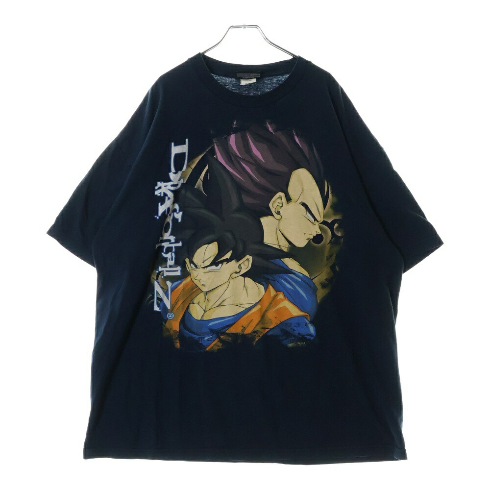 【美品】90's ドラゴンボールZ USA製 Tシャツ ブラック 戦士 公式 90's USA製 DRAGON BALL Z ドラゴンボール 孫悟空 Tシャツ