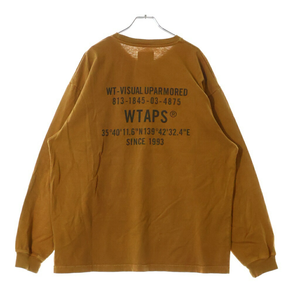 wtaps ロンT 長袖 ブラック カーキ 2色セット ダブルタップス Wtaps 21aw CROSSBONE LS TEE クロスボーン