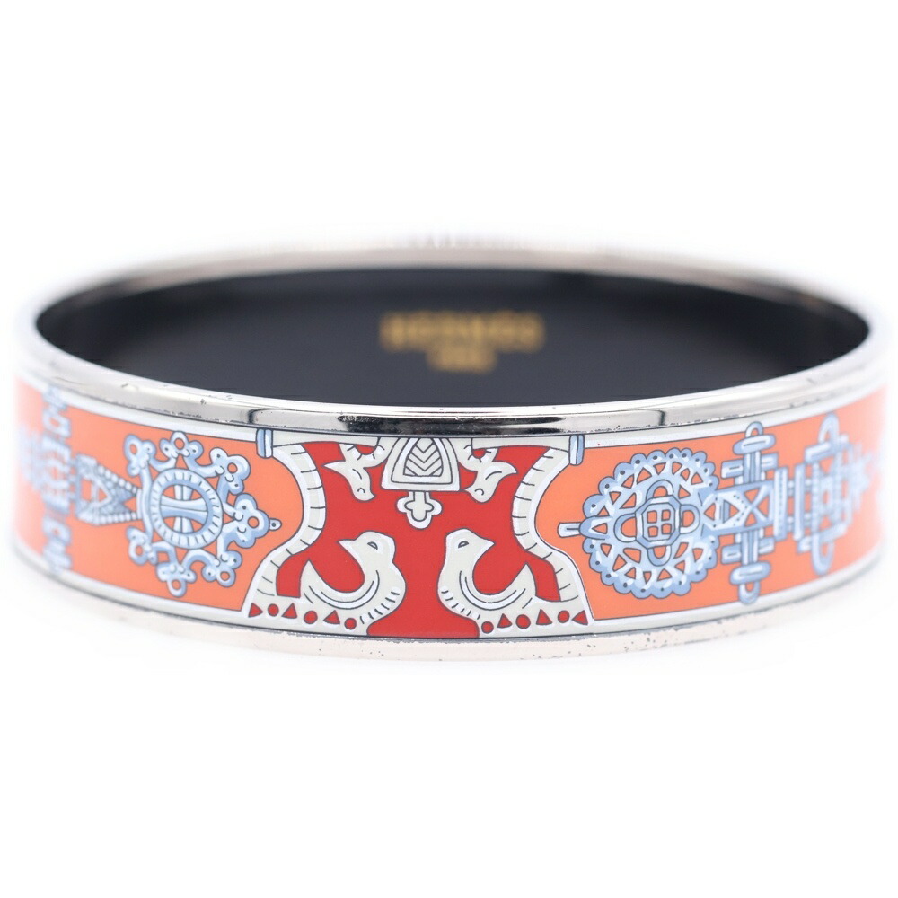エルメス エマイユ ウサギ バングル HERMES エルメス バングル エマイユPM 七宝焼き うさぎ柄