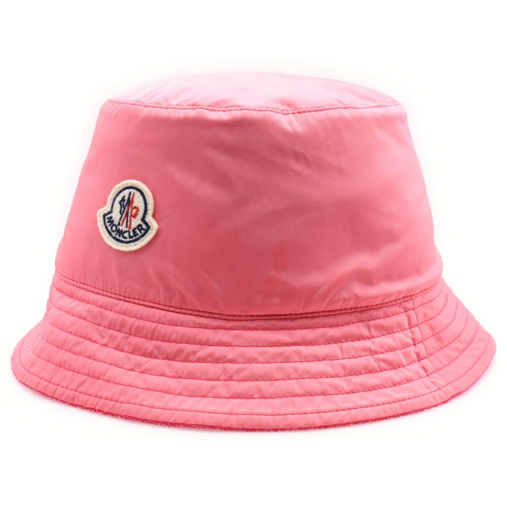 MONCLER モンクレール　バケットハット　バケハ　ピンク MONCLER モンクレールバケットハットバケハピンク