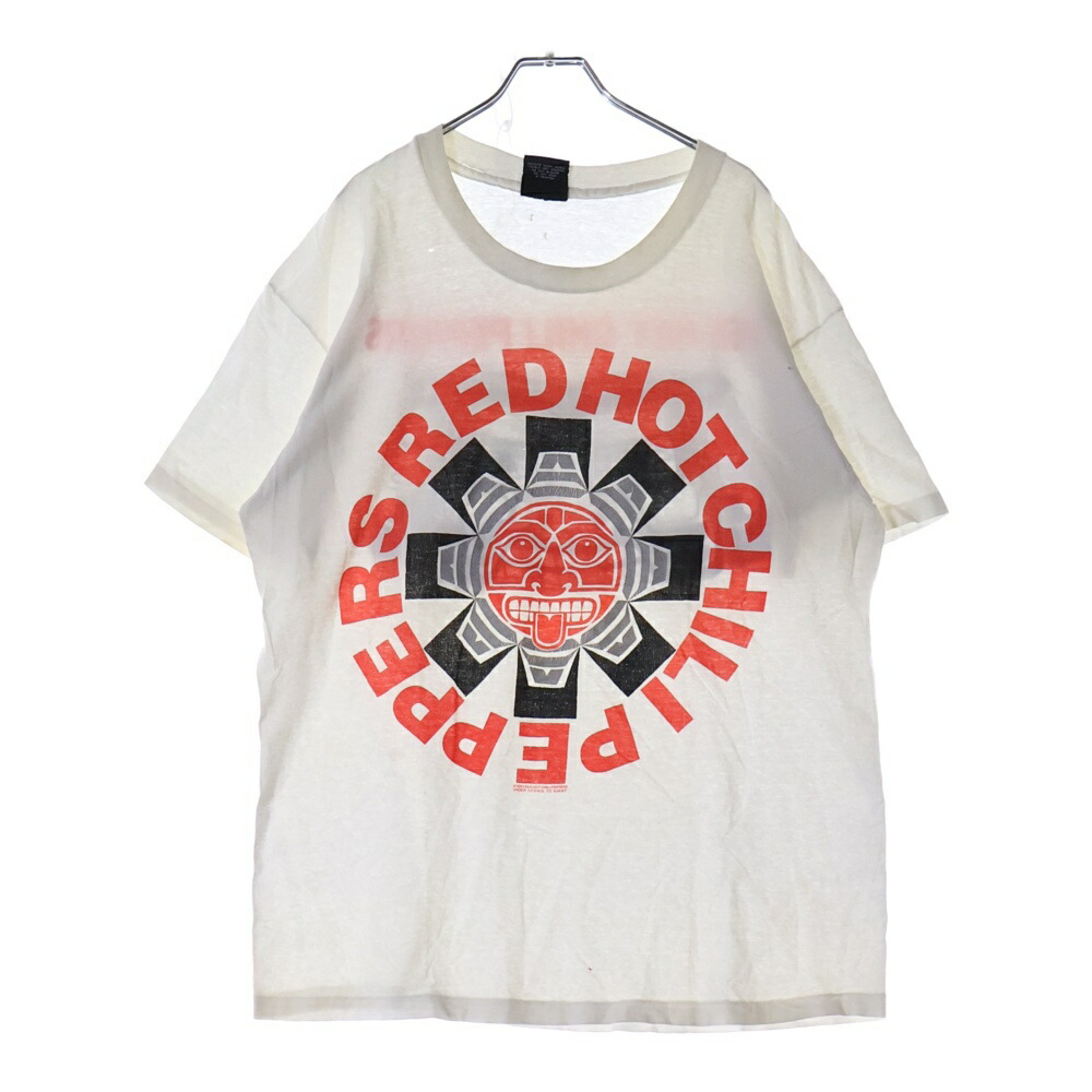 レッチリ　激レア・ヴィンテージTシャツ Lサイズ 本物 Yahoo!オークション -「red hot chili peppers tシャツ