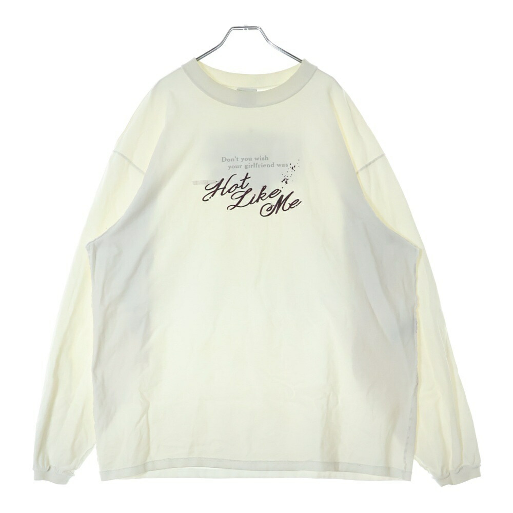 【VETEMENTS/ヴェトモン】クルーネック 長袖 Tシャツ コットン 楽天市場】VETEMENTS(ヴェトモン) サイズ:M COLLAR刺繍