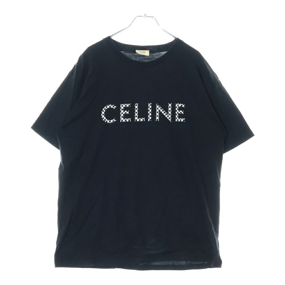 リ*ィ様 CELINE ブラック Tシャツ 美品◎】CELINE ブラック Tシャツ - メルカリ