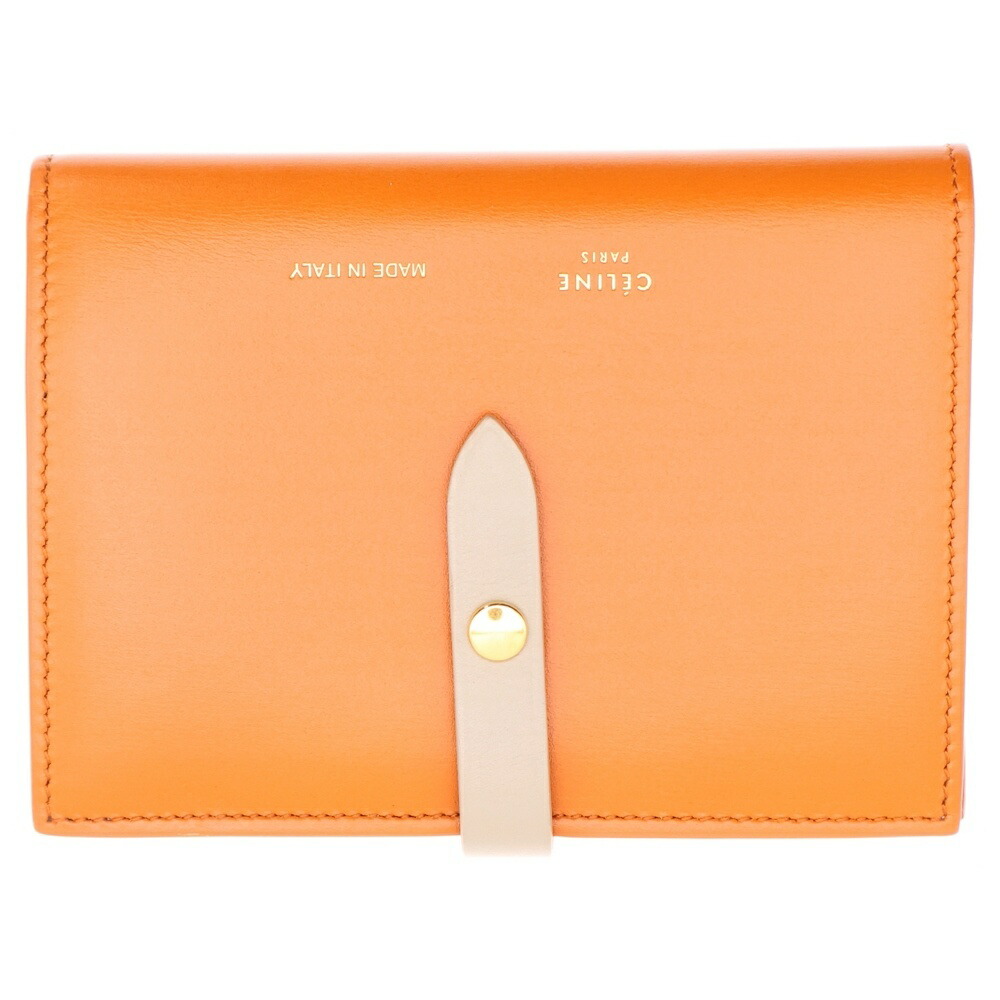 楽天市場】CELINE(セリーヌ) バイフォールド 型押しレザー 二