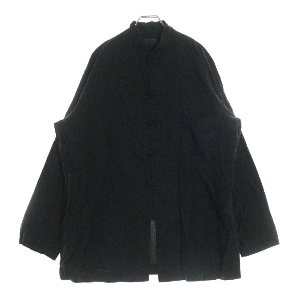 【soshiotsuki】着物ブレステッドシャツ black 46 L1580848.jpg?v=1750405212