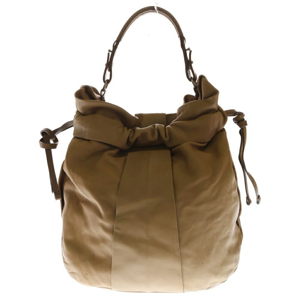 Knzk✨ MARNI マルチポケット トートバッグ 縦型 レザー 茶色 中古・古着通販】MARNI (マルニ) マルチポケットレザートート