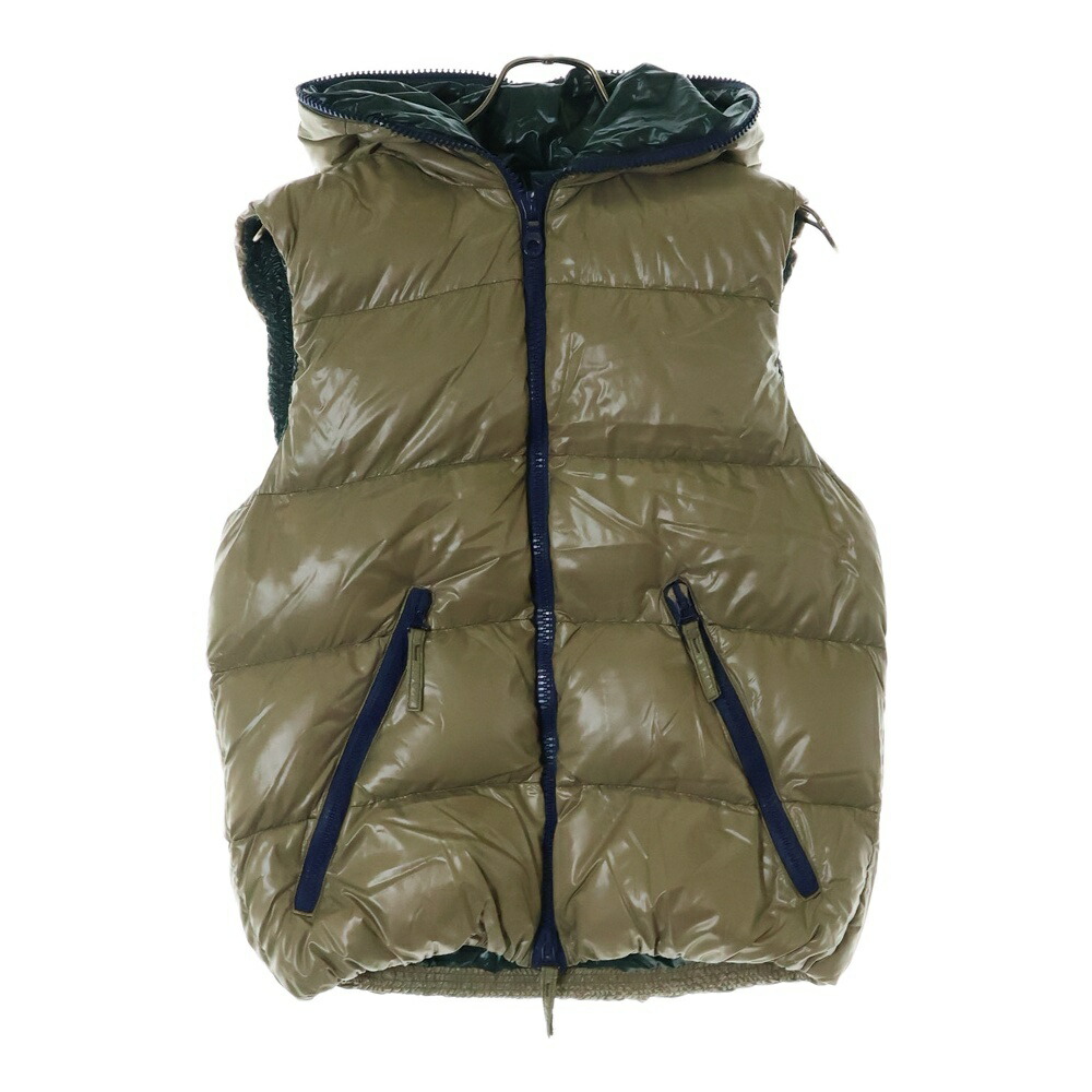 DUVETICA デュベティカ　ナイロンブルゾン　ダウン　サイズ42 カーキ DUVETICA デュベティカ ナイロンブルゾン ダウン サイズ42