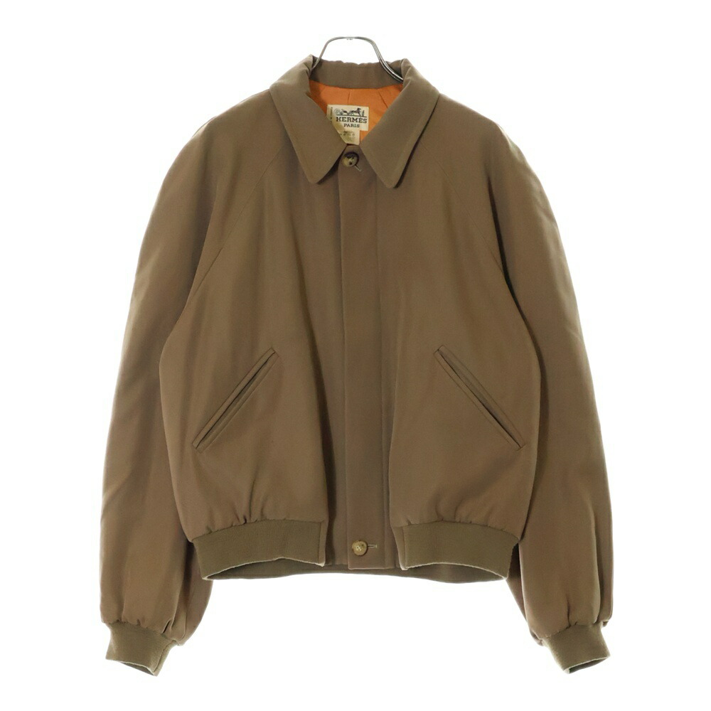 【コーデがランクアップ♪】HERMES ジャケット varsity-jacket-with-clou-de-
