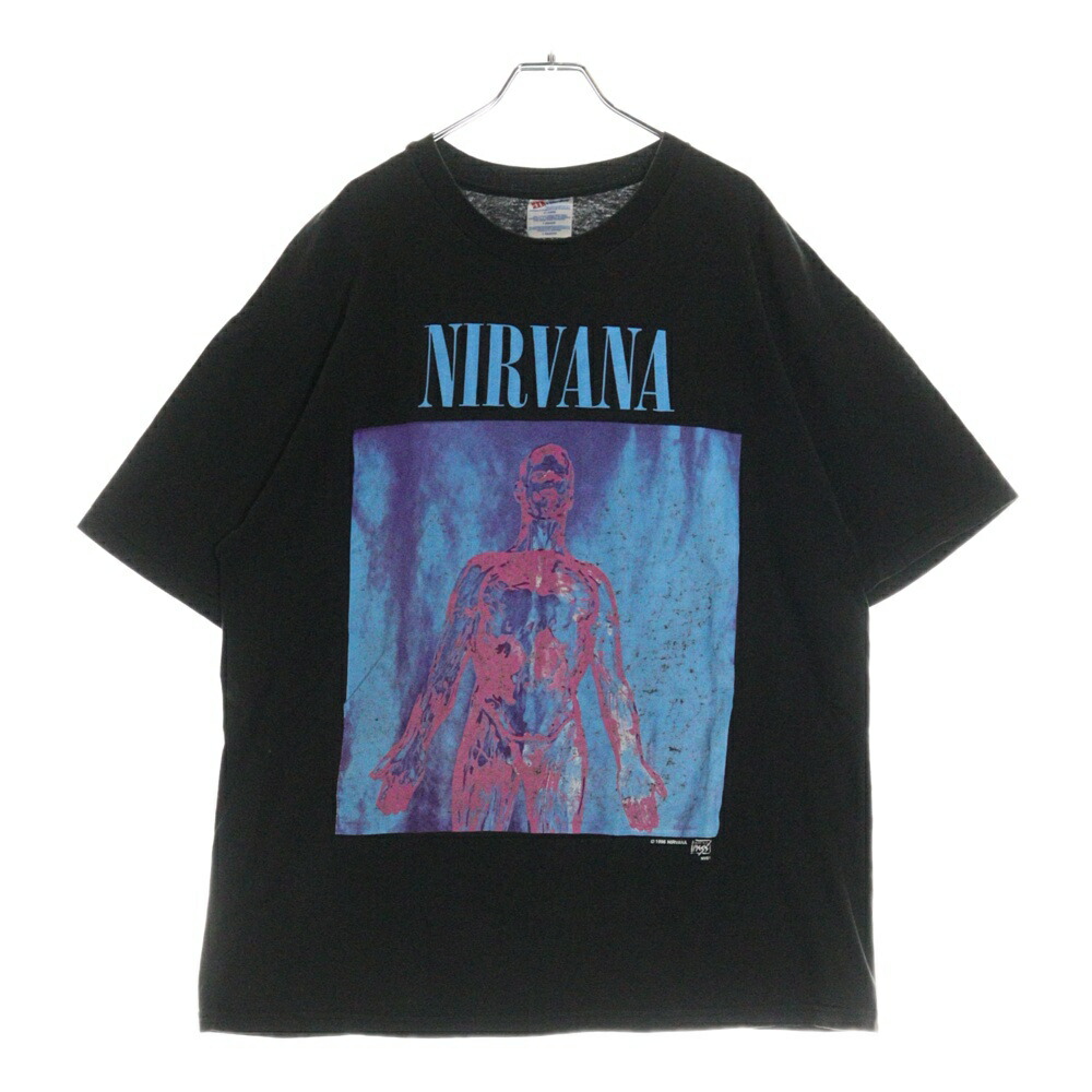 90s NIRVANA ニルヴァーナ 1996 当時物 Tシャツ 1996 NIRVANA T-Shirt 1996年 ニルヴァーナ Tシャツ/BLACK