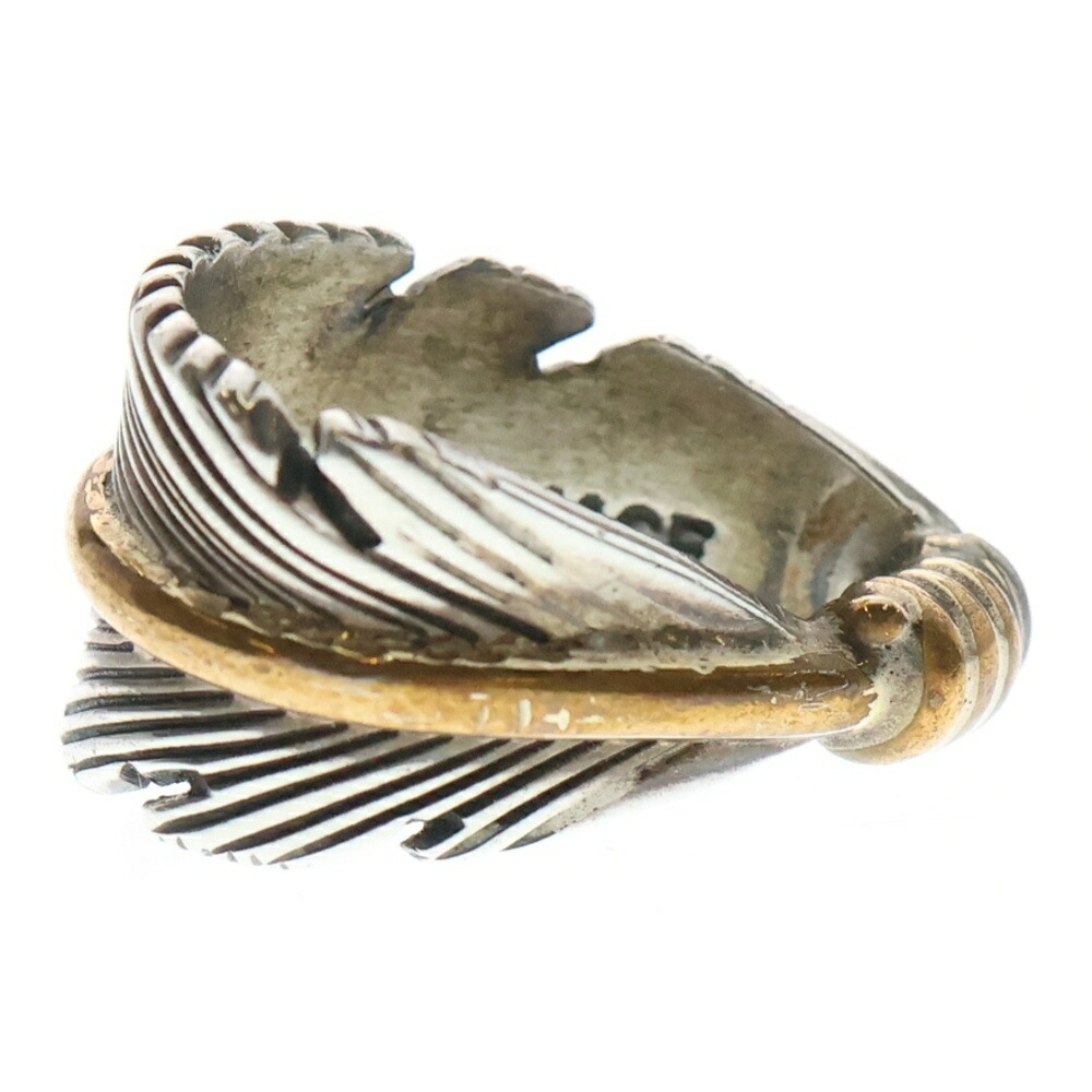 Indian Jewelry ハーヴィーメイス　シルバー　フェザーリング　② ◇size ハーヴィーメイス フェザー リング｜マライカ公式通販