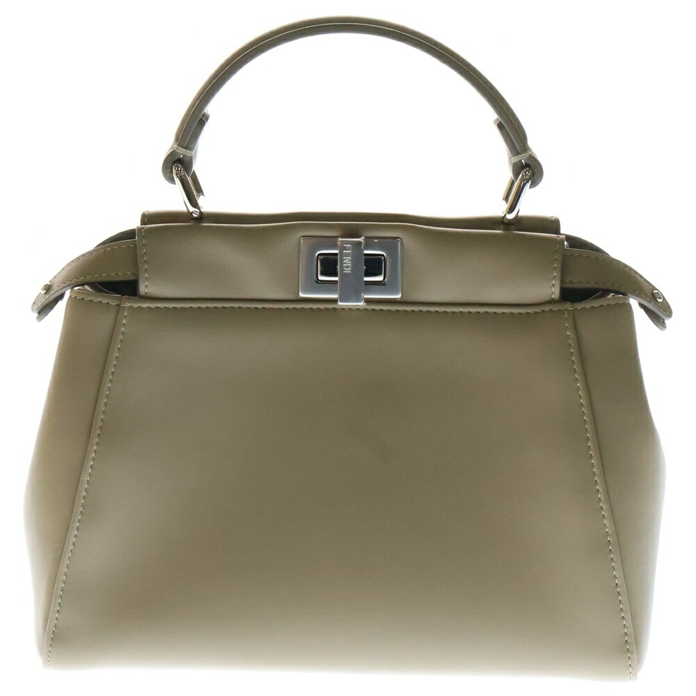 美品✨ FENDI 8BN290 ピーカブー 2WAYハンドバッグ FENDI フェンディ ピーカブー セレリア ハンドバッグ ショルダー