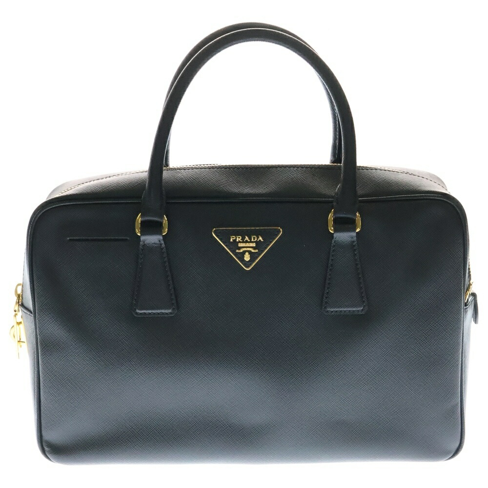 【直営店買付】プラダ☆スモール レザー トート 三角ロゴ 1BA331 直営店買付】プラダ☆スモール レザー トート 三角ロゴ 1BA331