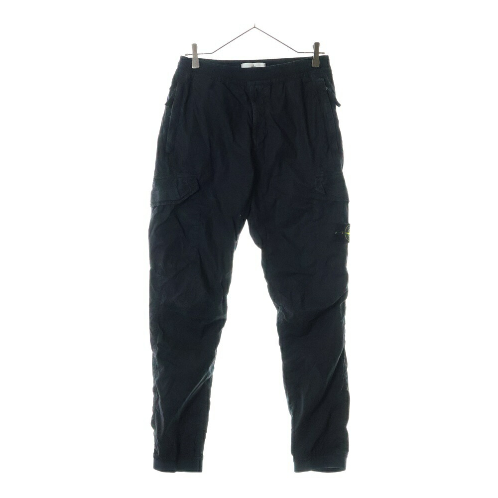 ストーンアイランド 20SS カーゴパンツ 裾リブ W31 ストーンアイランド STONE ISLAND コットン ロゴ ワッペン