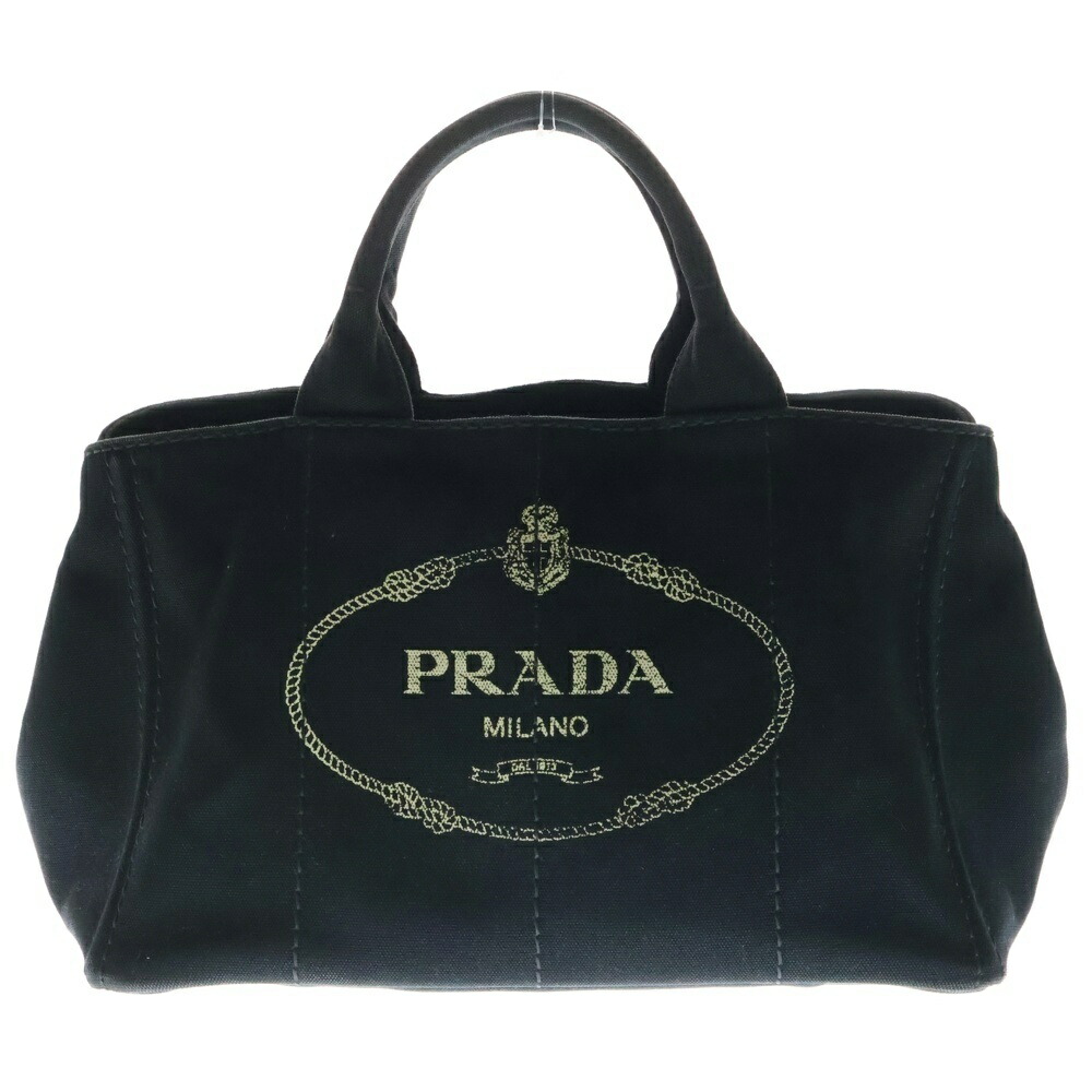 極美品✨ PRADA カナパ S 2way ショルダー付 ハンドバッグ 黒 楽天市場】PRADA(プラダ) カナパM ブラック キャンバス 2WAY