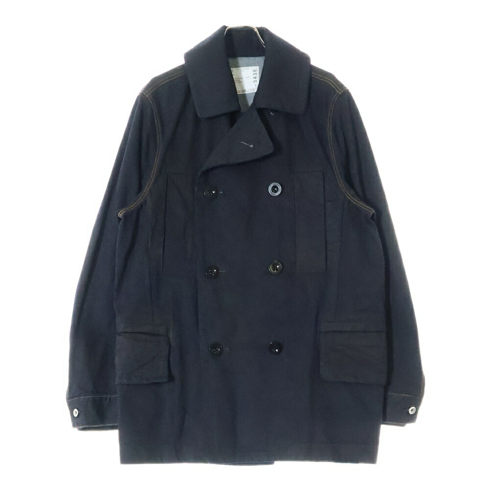 sacai サカイ　23-03251M サイズ3 楽天市場】Sacai(サカイ) サイズ:3 ブルー スタンドカラー
