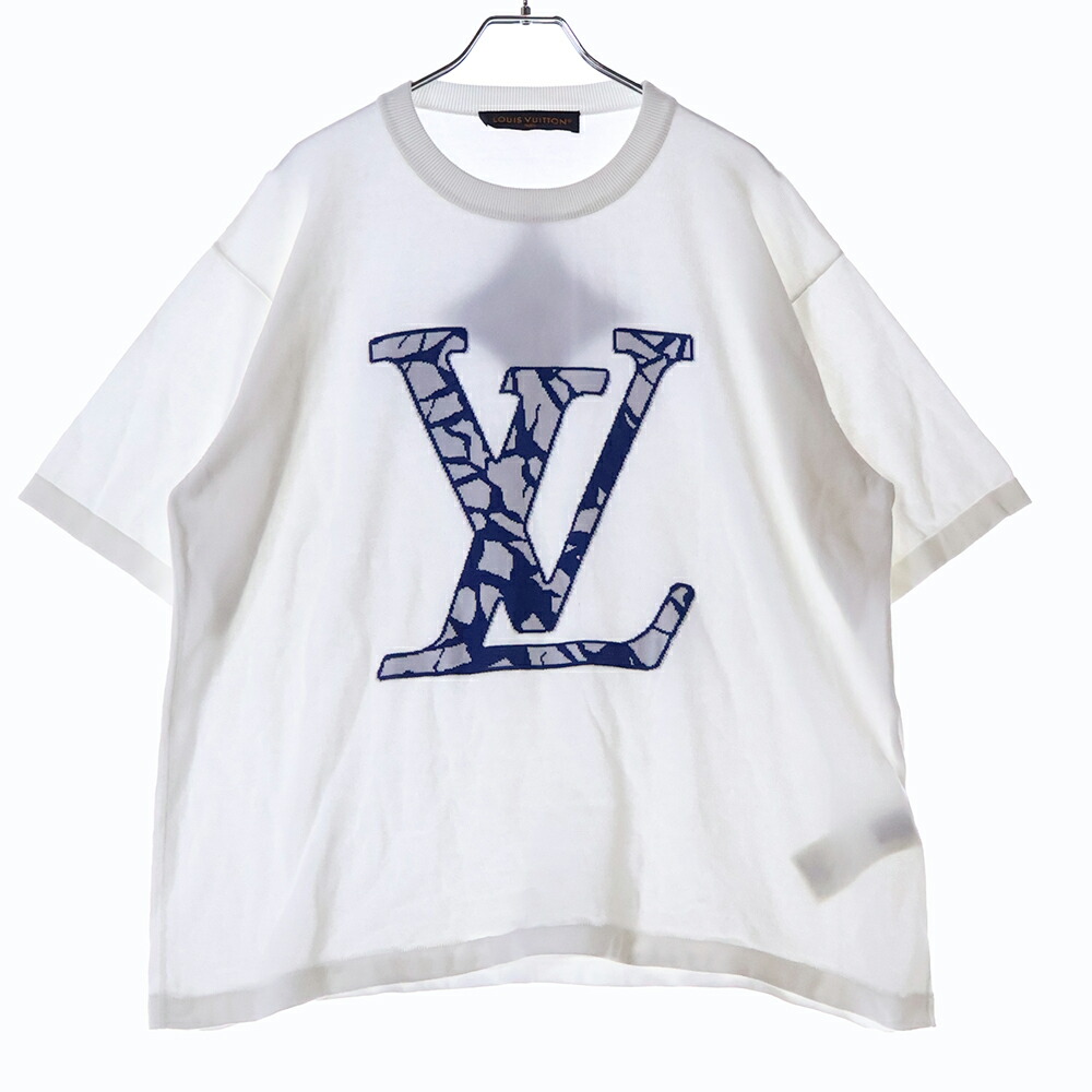 LOUIS VUITTON - VUITTON半袖 LOUIS VUITTON ルイヴィトン 24AW LVLovers ビジューロゴ装飾