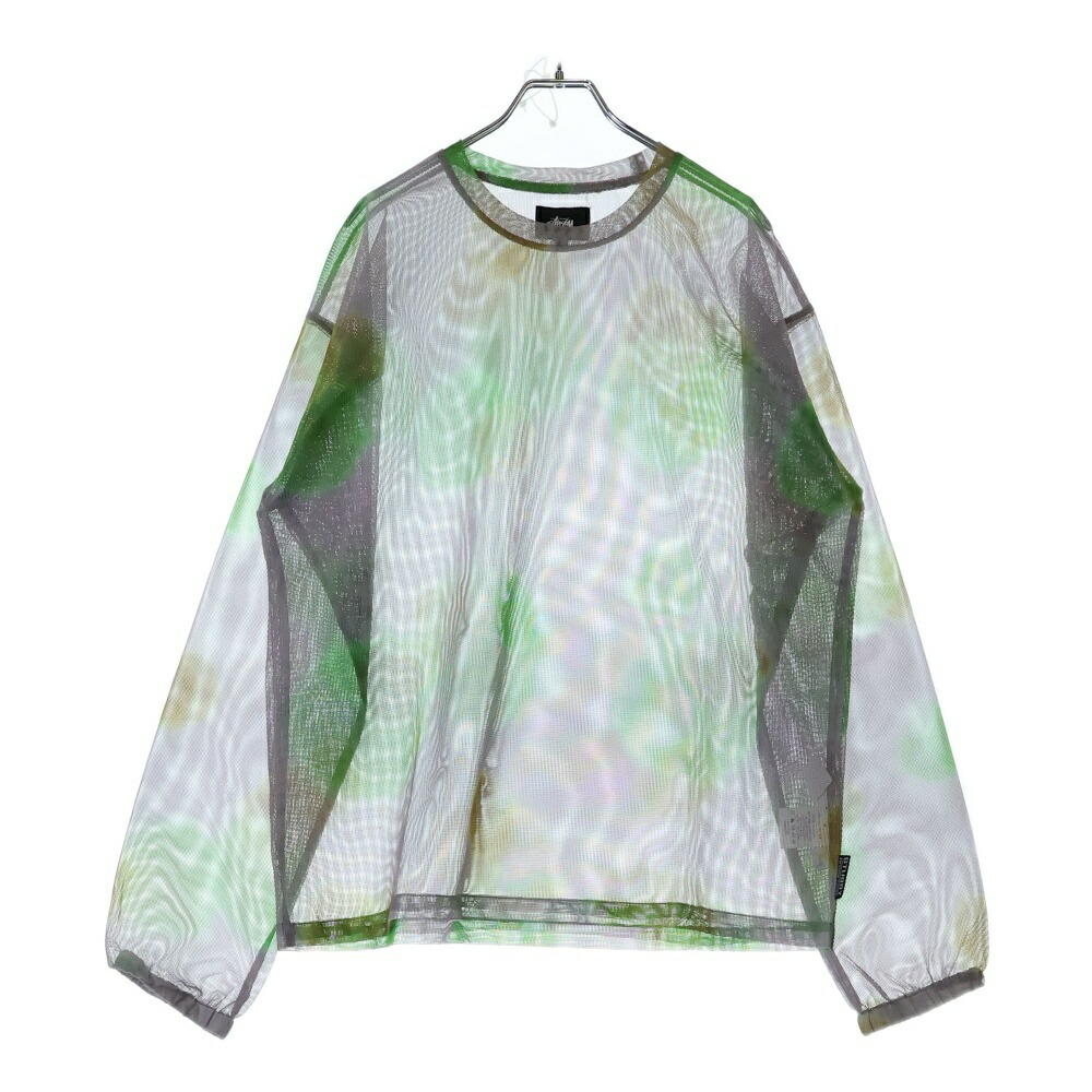 ステューシーコットンメッシュロングスリーブXL NIKE & STUSSY メッシュロングスリーブ Tシャツ XLサイズ 新品