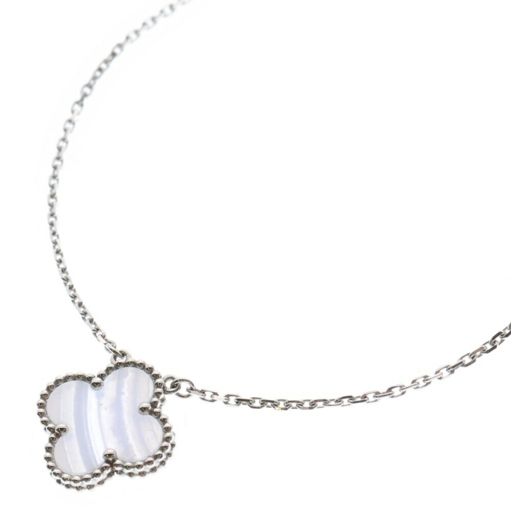 ヴァ‌ンク‌リーフ‌＆アー‌ペル カルセドニー ネックレス VCARD34900 Van Cleef & Arpels ヴァンクリーフ＆アーペル K18 750WG