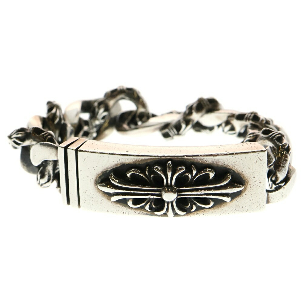 クロムハーツ ブレスレット フローラル ID 11リンク クロムハーツフローラルクロスIDブレスレットクラシックチェーン