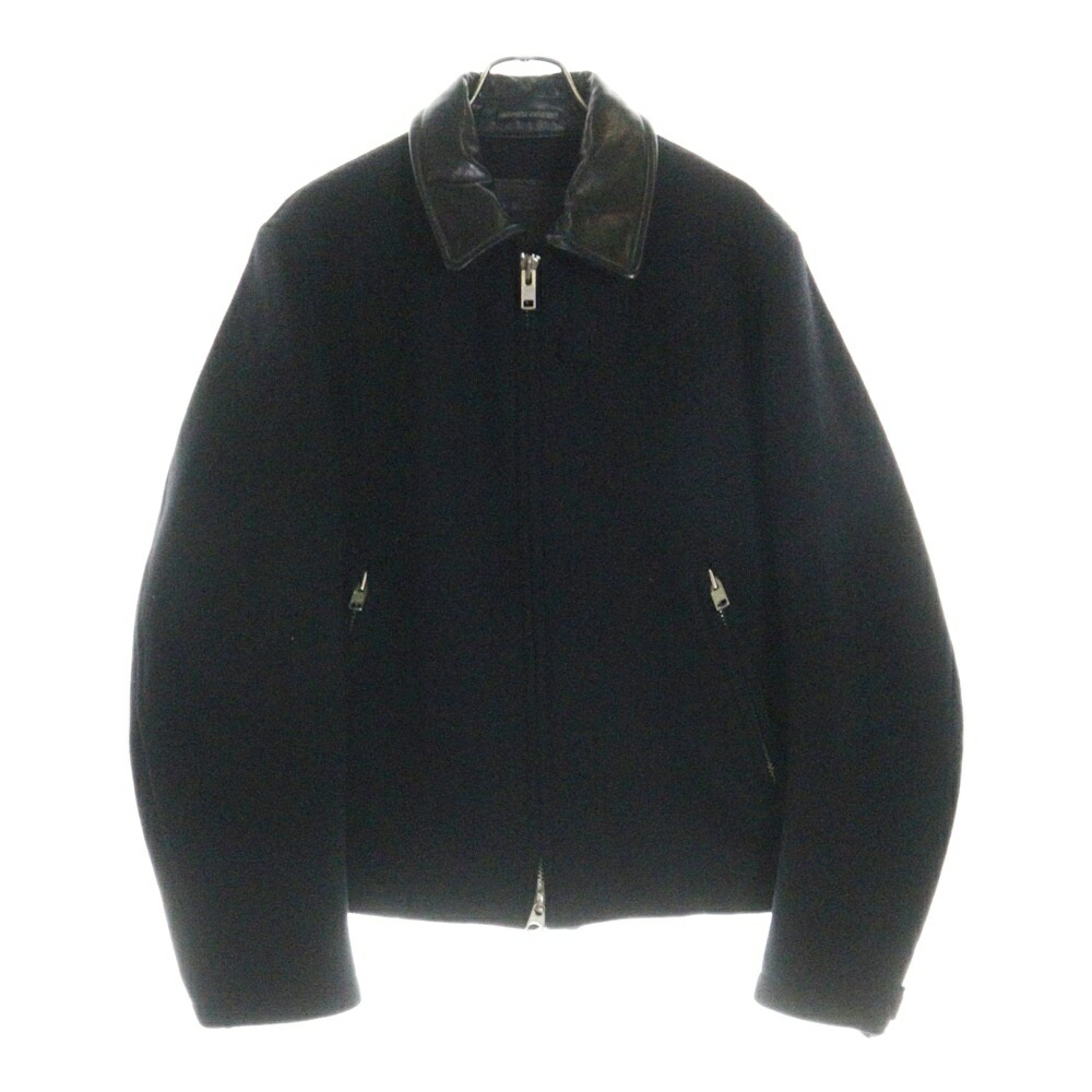 ヨウジヤマモトプールオム 19SS 3B ウールギャバチェスターコート 3124j020010-2a.jpg