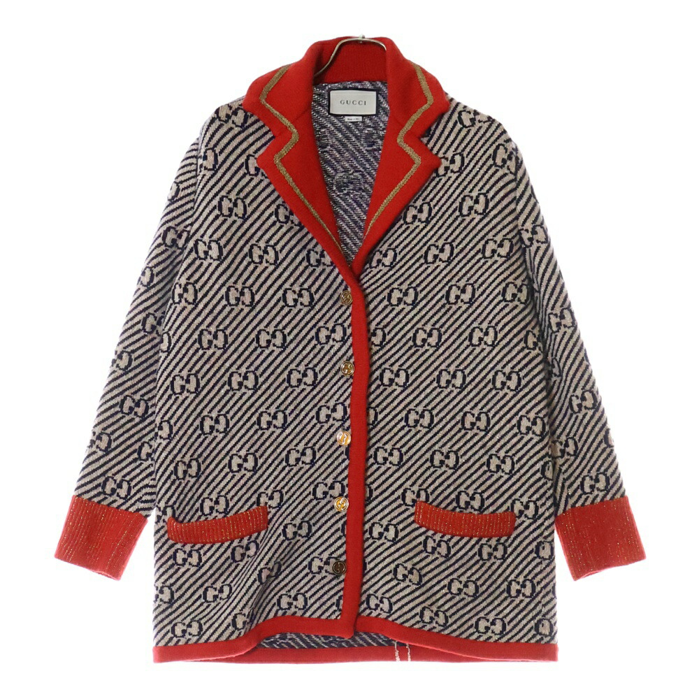 GUCCI ジャケット GUCCI】グッチ『GGキャンバス シングルブレスト ジャケット