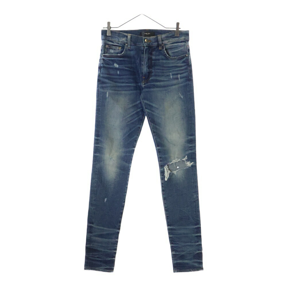 緊急断捨離中　出品多 　amiri アミリ BROKEN FLAIR アミリ - AMIRI | PAINT SPLATTER MX1-Blue-29の通販 | RESTIR