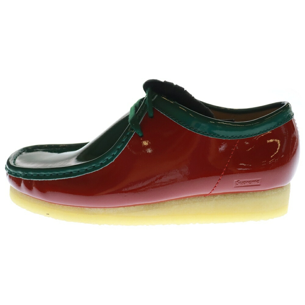 24ss シュプリーム × クラークス パテントレザー ワラビー :US7 Supreme®/Clarks Originals® Patent Leather Wallabee