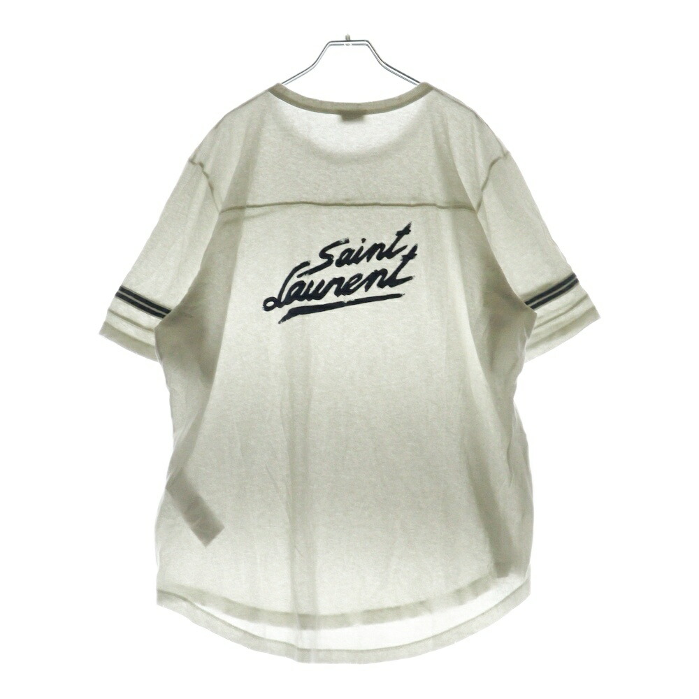 Saint Laurent Paris ロゴロングスリーブスウェット Saint Laurent(サンローラン) スウェット・トレーナー(メンズ